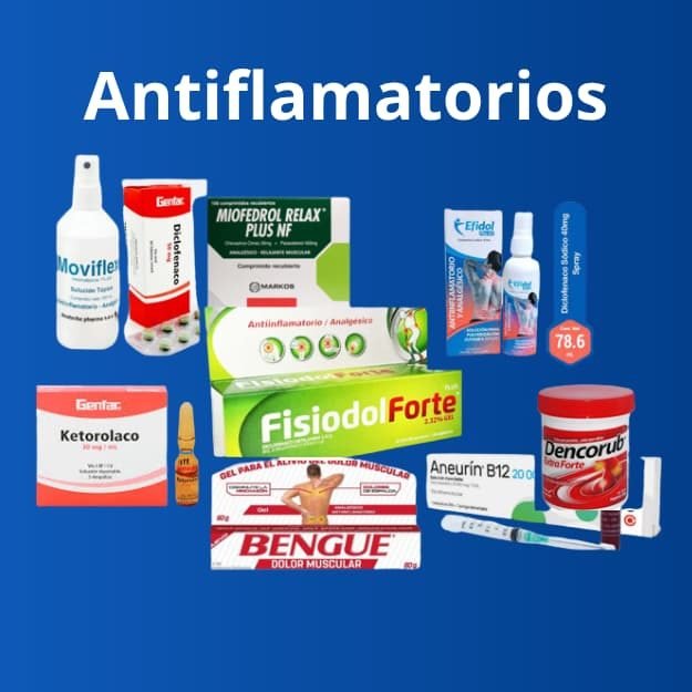 Productos Farmaceutios - Antiflamatorios